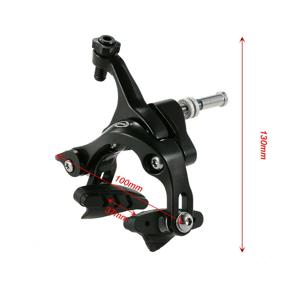 1 Set Racing Road Dual Pivot Bike Bicycle Aluminum Side Pull Caliper Brake Front Brake   Rear Brake