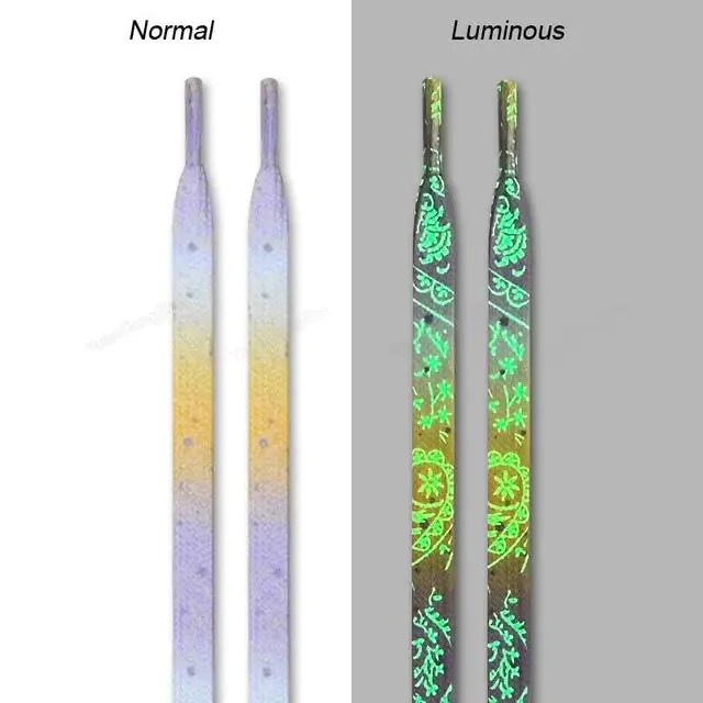 1Pair Luminous Shoe laces Quality Fluorescent Shoelaces