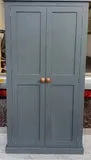 **2 Door Hallway, Utility, Cloak Room Storage Cupboard with Hooks and Shelves (40 cm deep) ALL  SIZE VARIATIONS