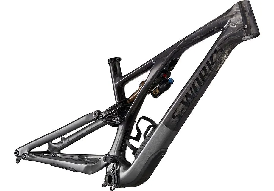 2022 Specialized S-Works Stumpjumper EVO Frameset - Gloss Smoke / Carbon / Black