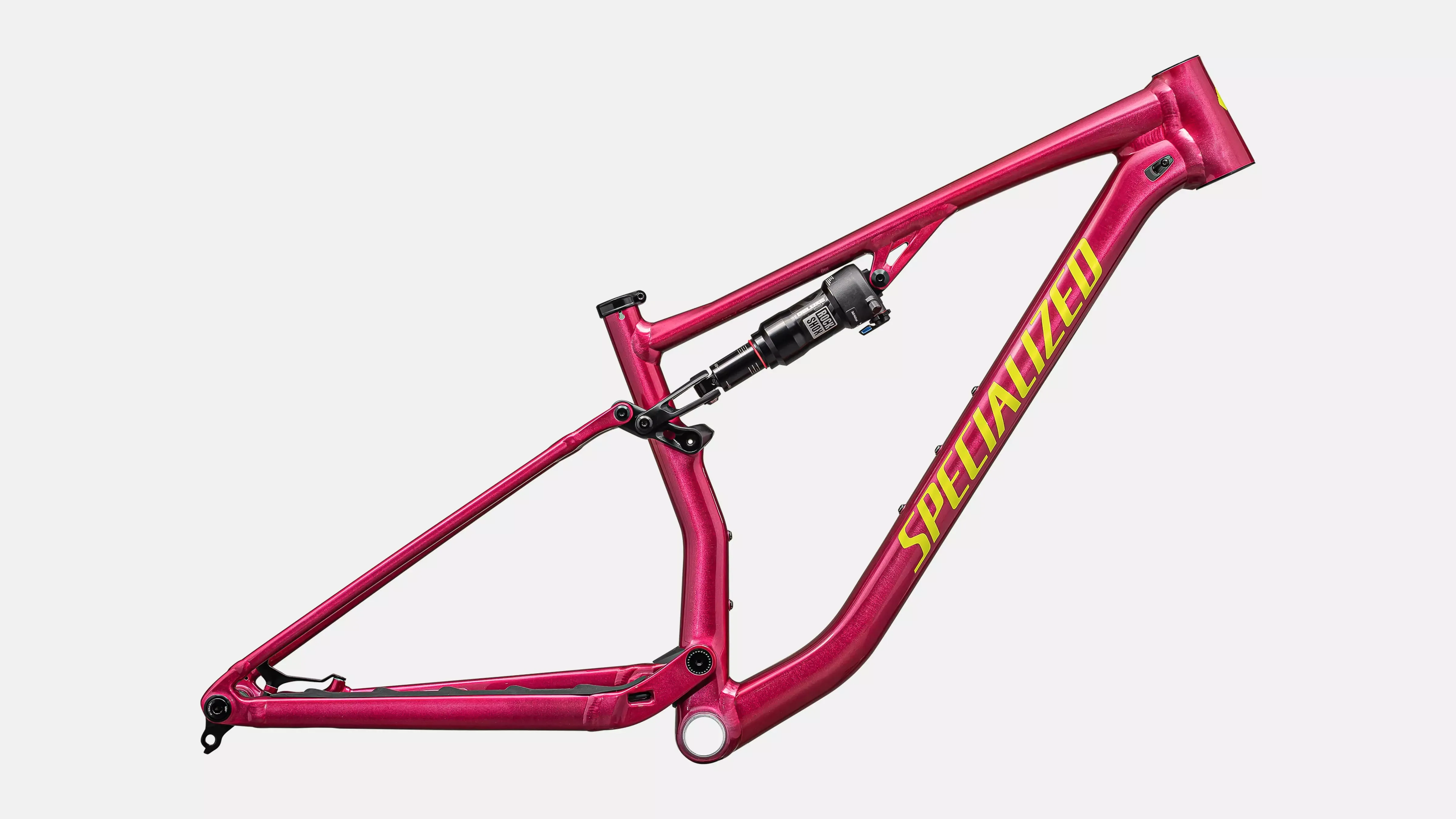 2025 Specialized Chisel Frameset - Gloss Rebel Pink Tint Organic Brushed / Satin Ion Metallic