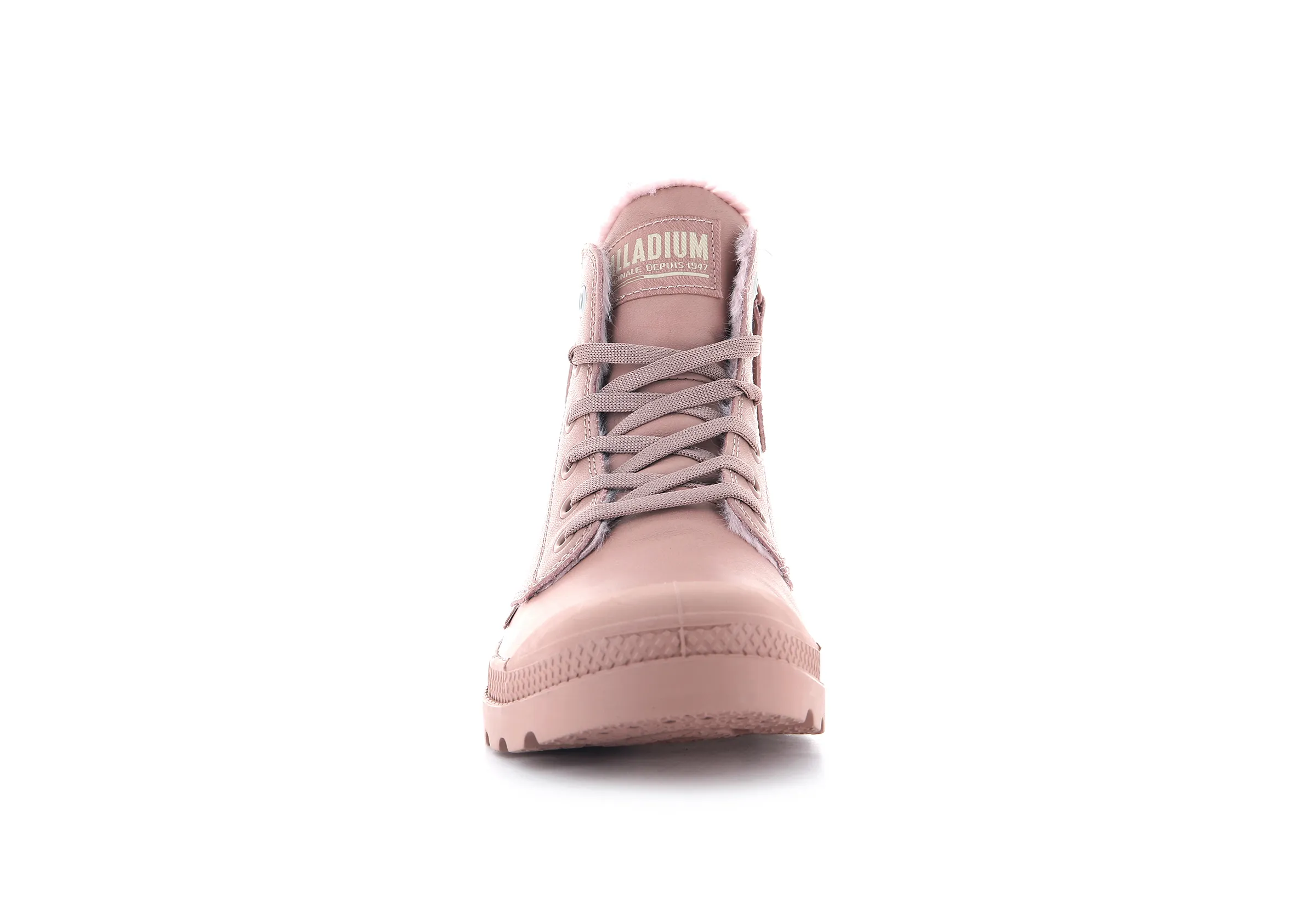 97223-635-M | PAMPA HI ZIP LEATHER S | MISTY ROSE