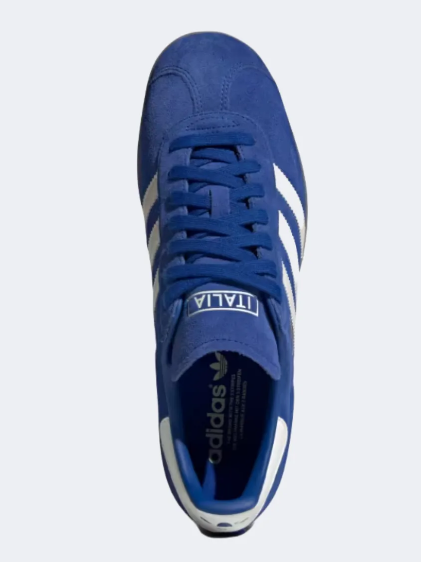 Adidas Gazelle Men Original Shoes Blue/Off White/Gum