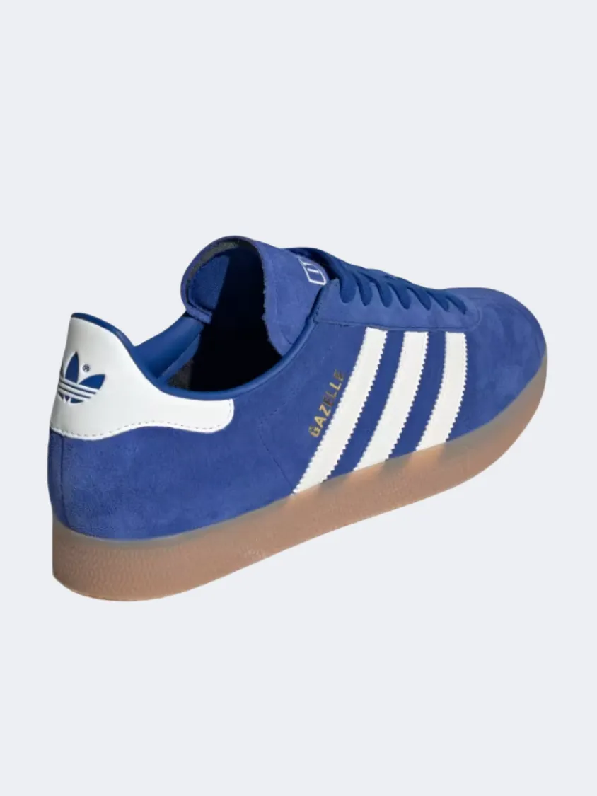 Adidas Gazelle Men Original Shoes Blue/Off White/Gum