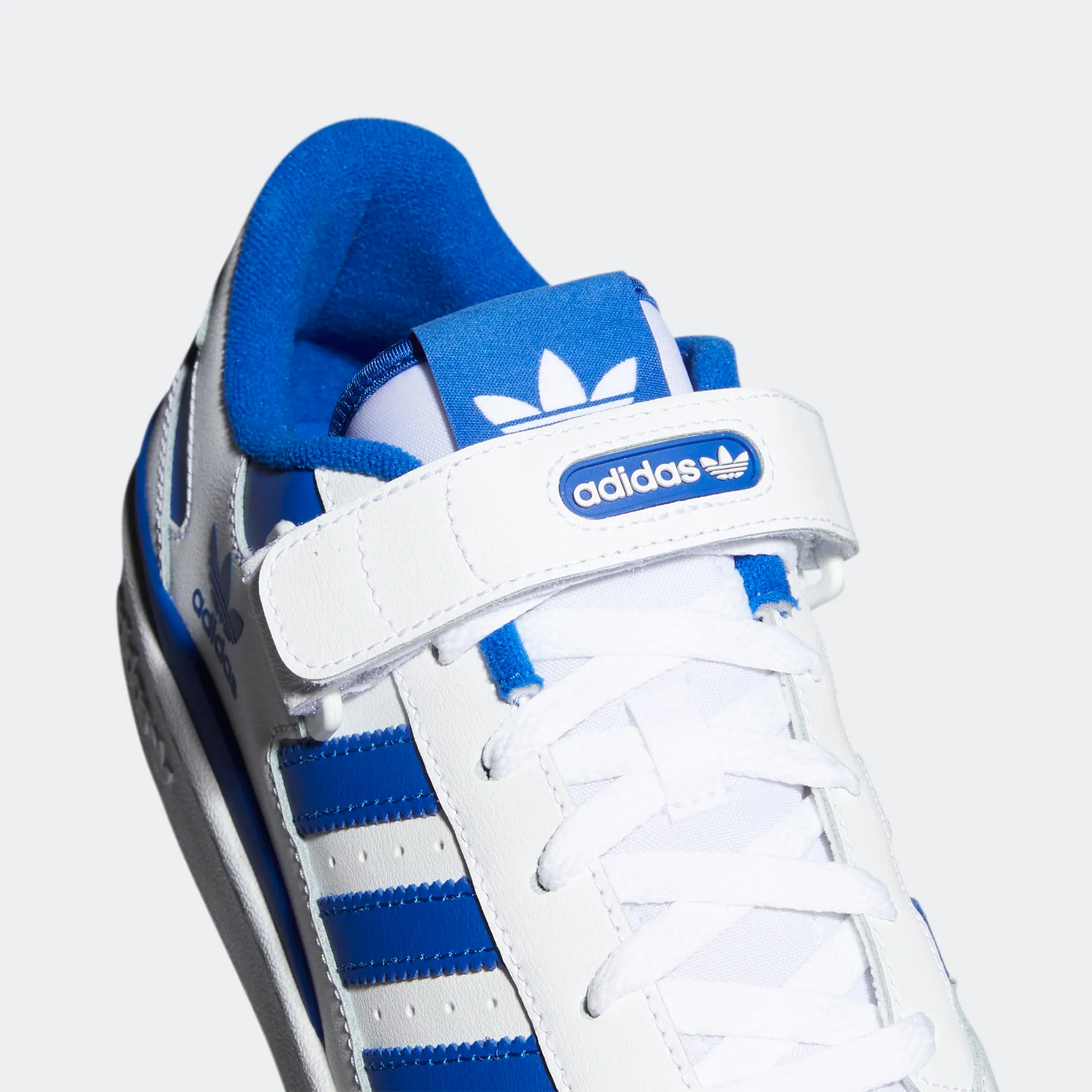 Adidas Men's Forum Low Shoes - Cloud White / Cloud White / Royal Blue