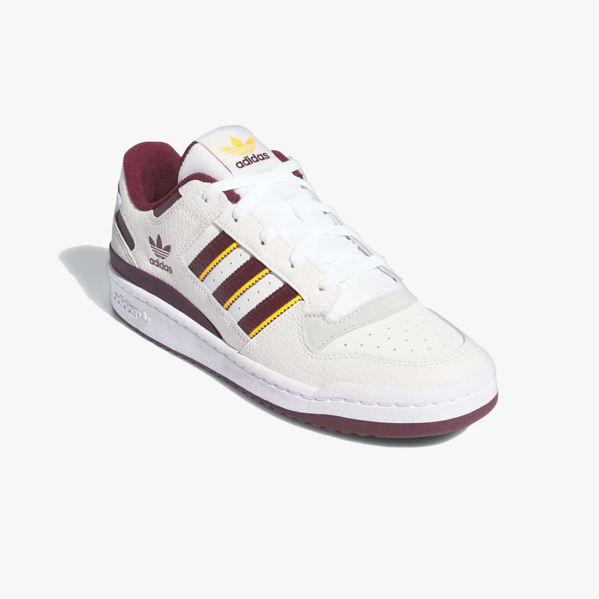 ADIDAS ORIGINALS | FORUM LOW CL { CORE WHITE/TEAM MAROON 2/CLOUD WHITE