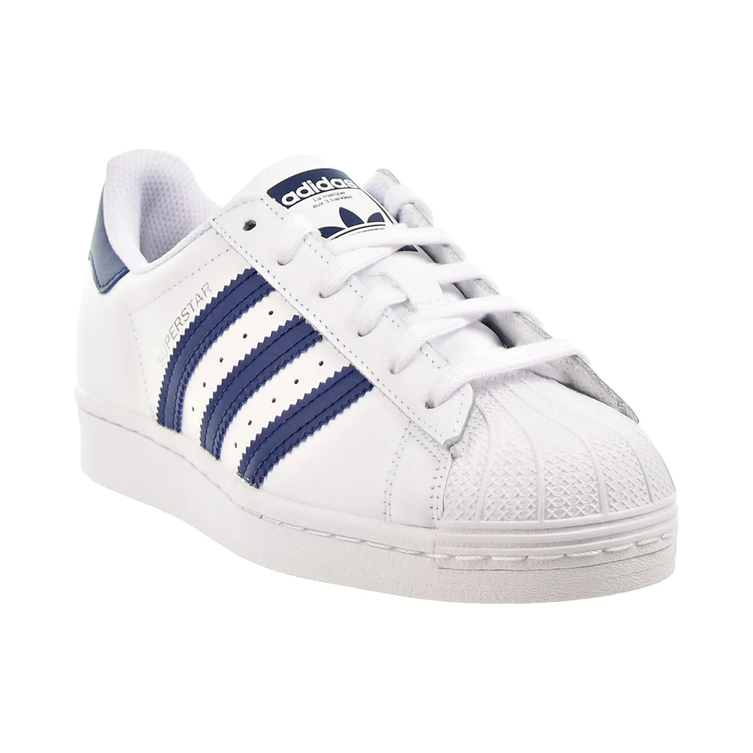 Adidas Originals Superstar J Big Kids' Shoes Cloud White-Night Sky