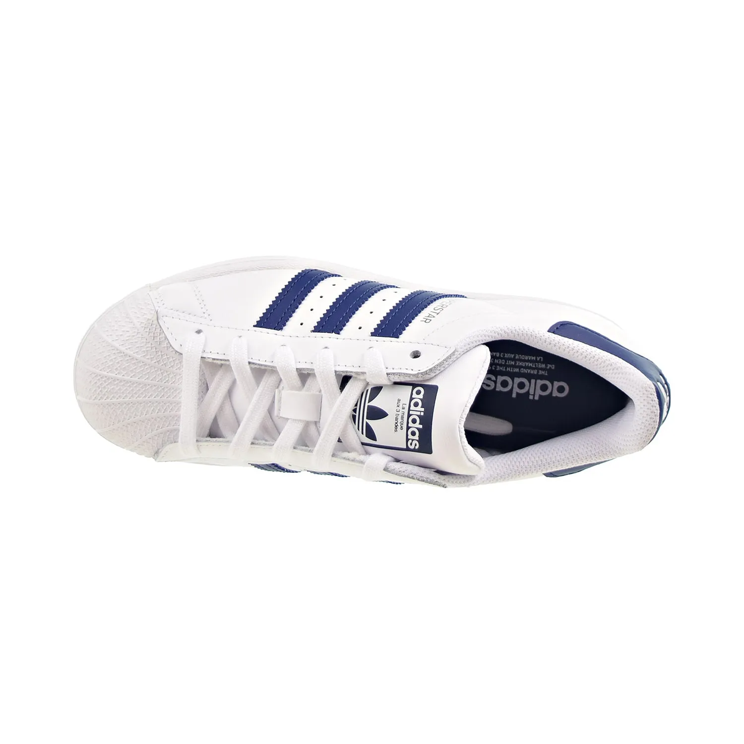 Adidas Originals Superstar J Big Kids' Shoes Cloud White-Night Sky