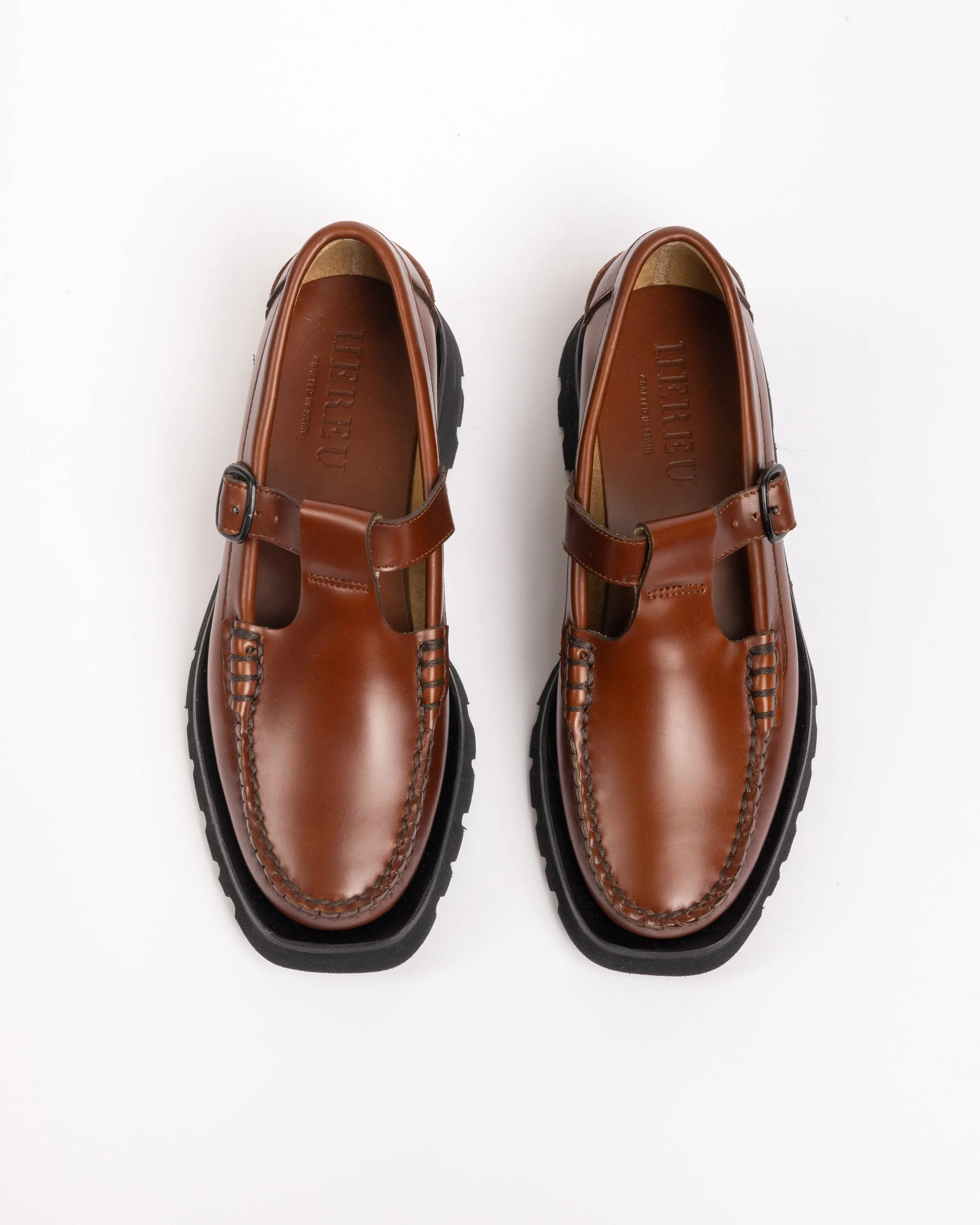 Albert Sport T-Bar Loafer in Tan