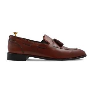 Alegria - Men's Reddish Brown Calf Leather Loafer