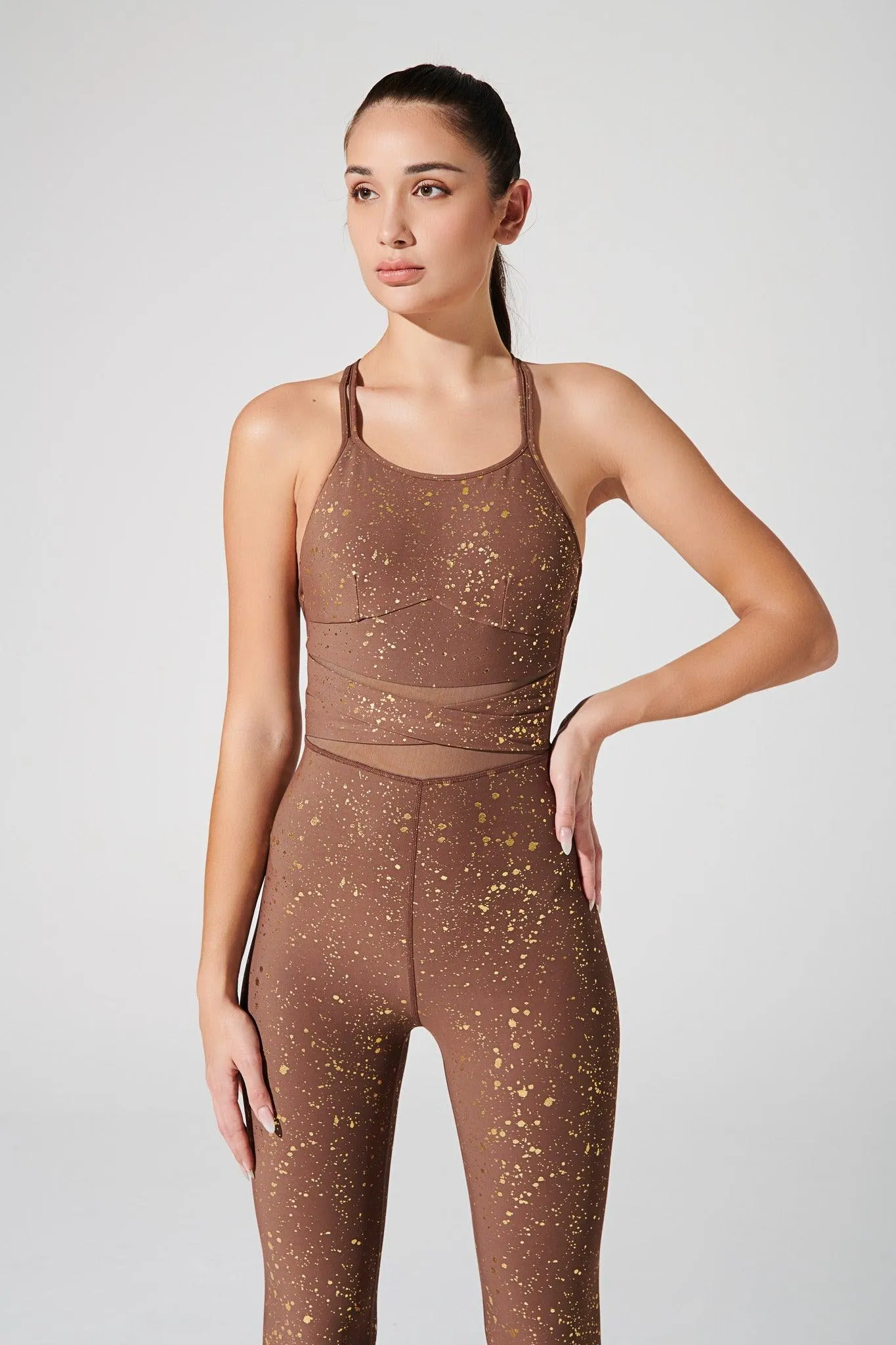 Aleyn Luminous Jumpsuit - Bronze