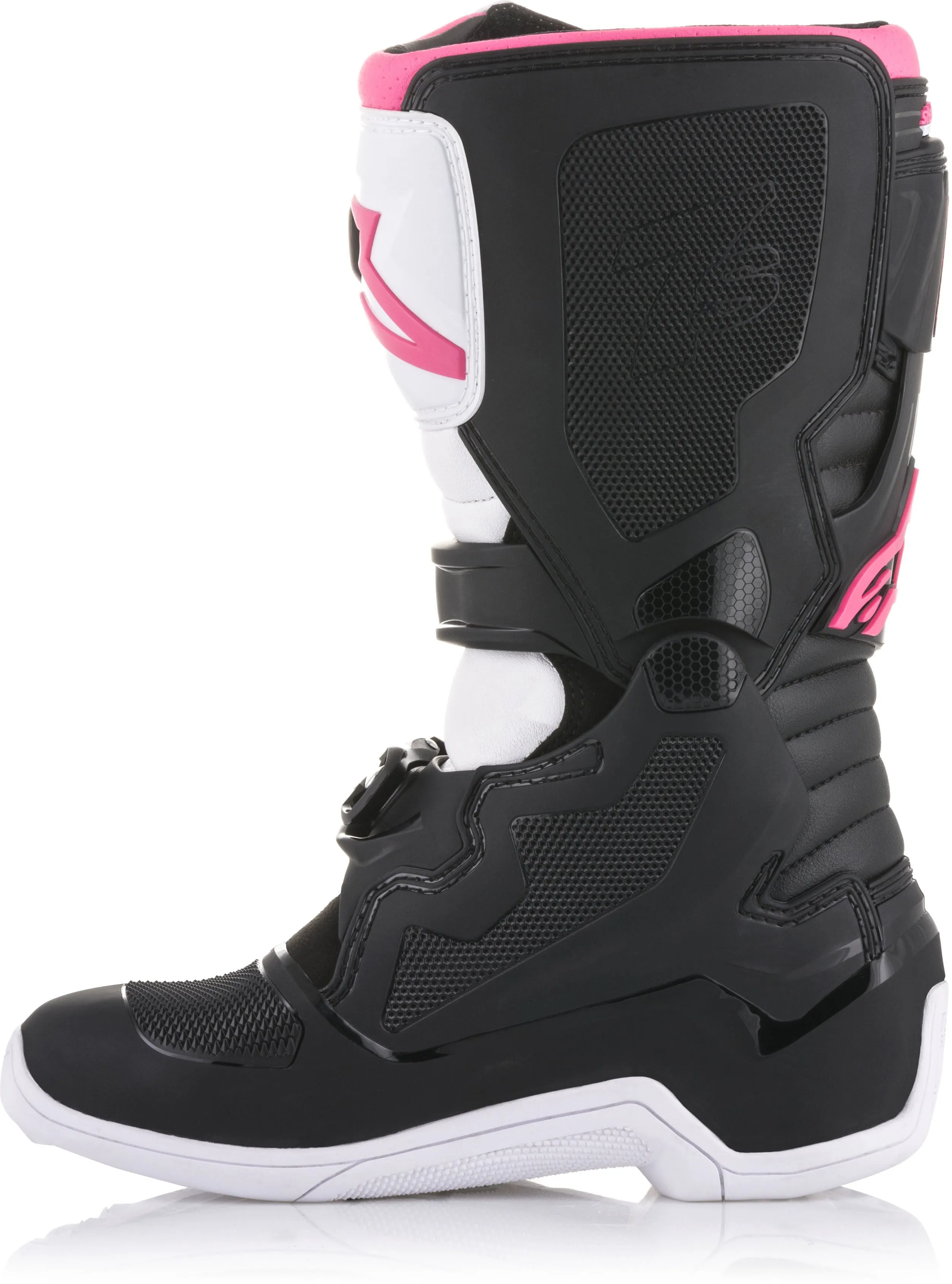 ALPINESTARS TECH 3 STELLA BOOTS BLACK/WHITE/PINK SZ 08 2013218-130-8