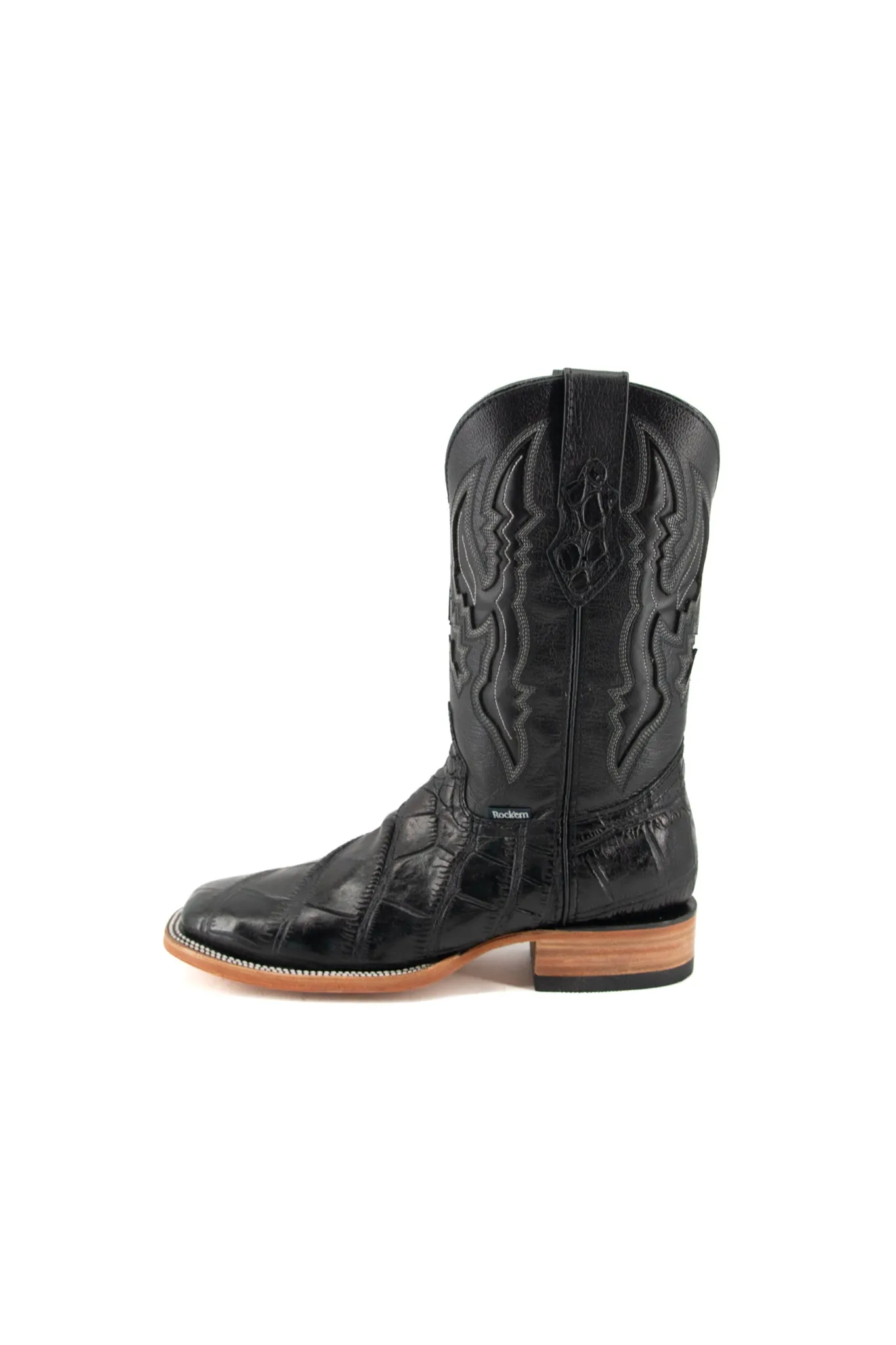 American Alligator Square Toe Cowboy Boot FINAL SALE