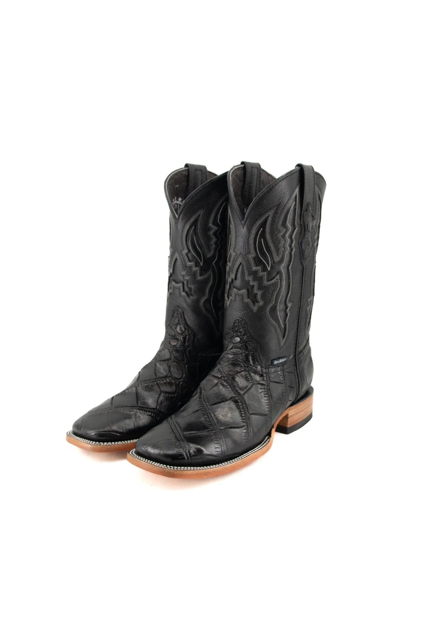 American Alligator Square Toe Cowboy Boot FINAL SALE