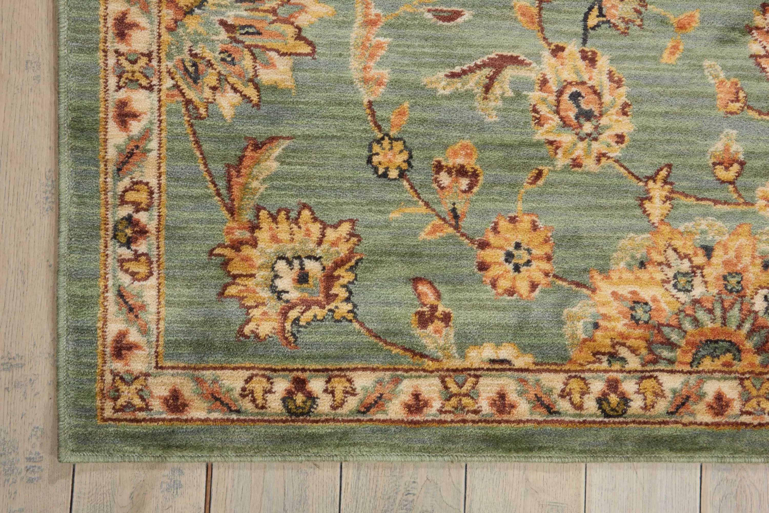 Ancient Times Teal Rug