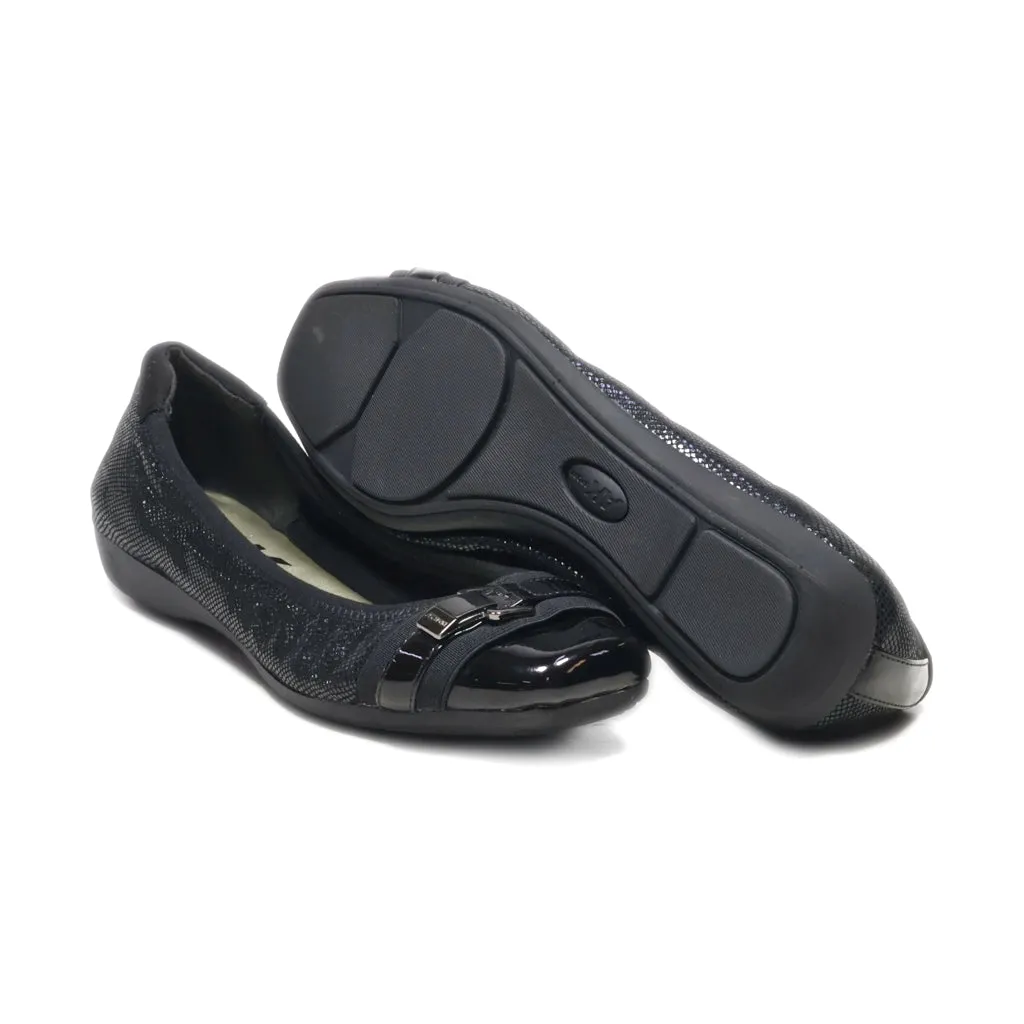 Anne Klein Sport Ballerinas Leather Black Colour For Women