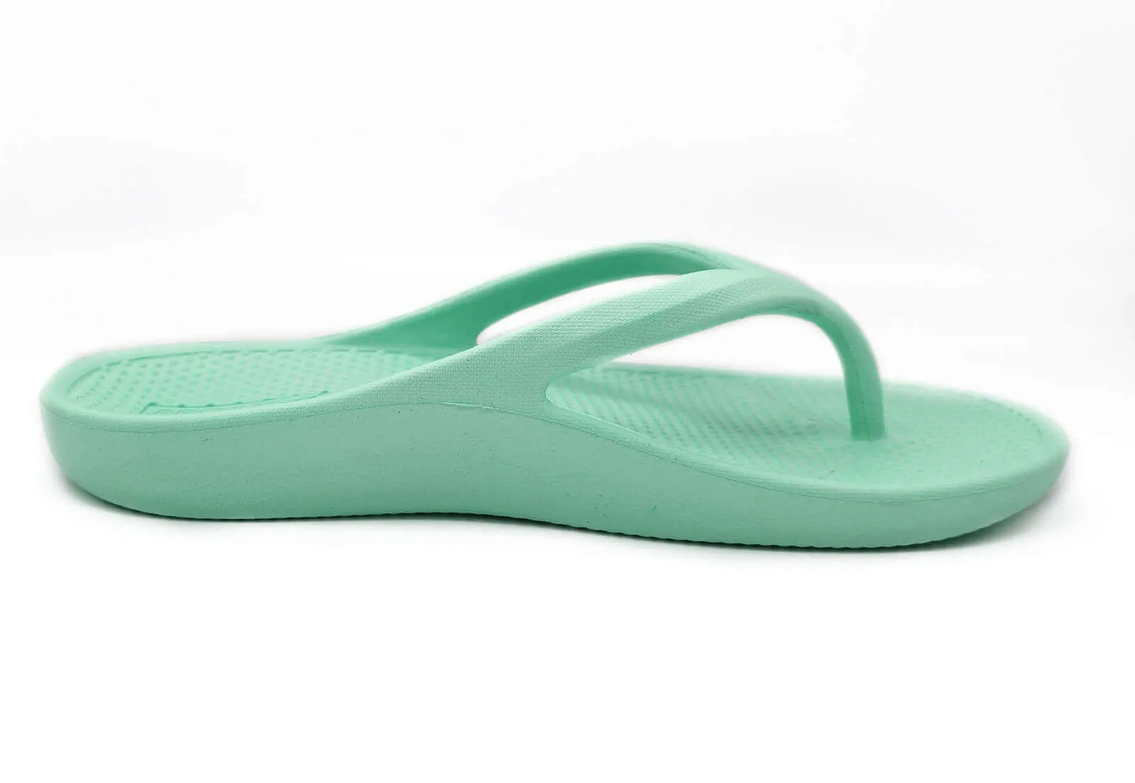 Archline Orthotic Foam Thongs Arch Support Flip Flops - Mint Green