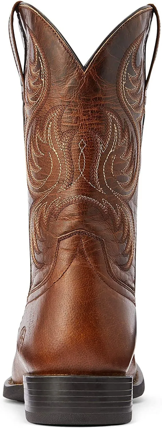 Ariat Men's Sport Boss Man Western Boot, Rich Cognac