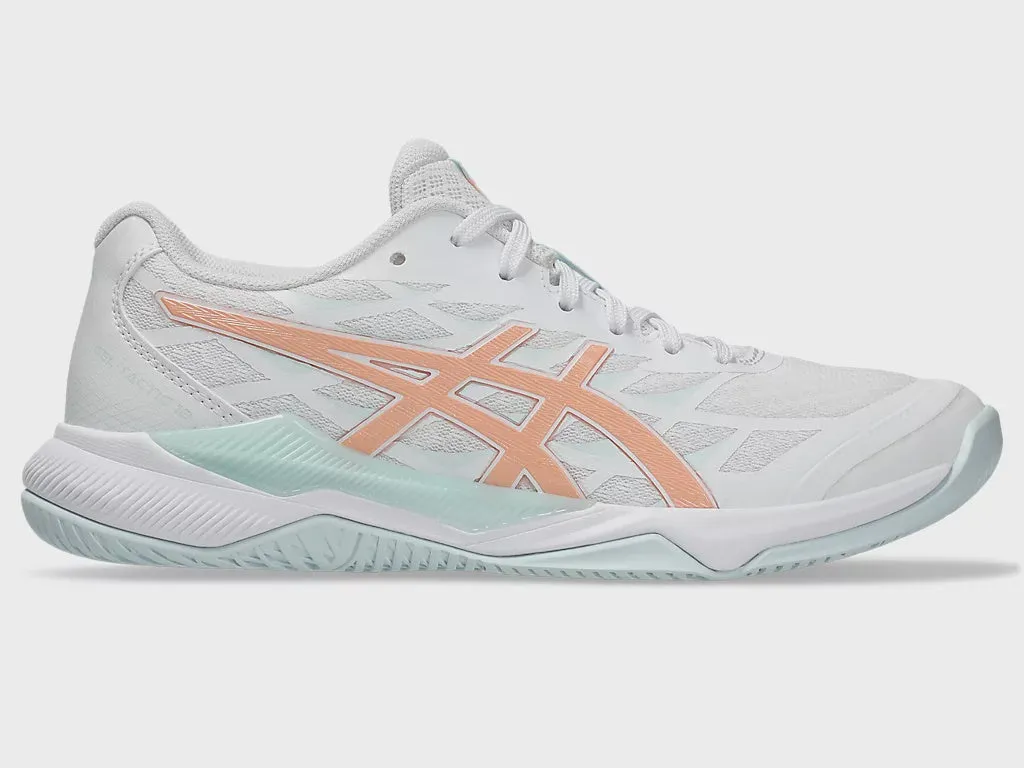 Asics Gel-Tactic 12 Women White/Bright Sunstone