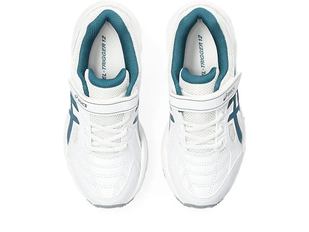 ASICS JUNIOR GEL-TRIGGER 12 TX PS WHITE/TEAL