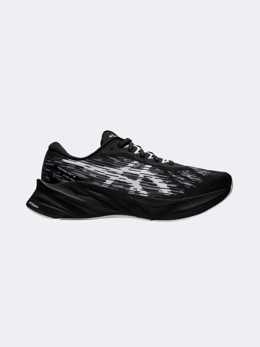 Asics Novablast 3 Men Running Shoes Black/White