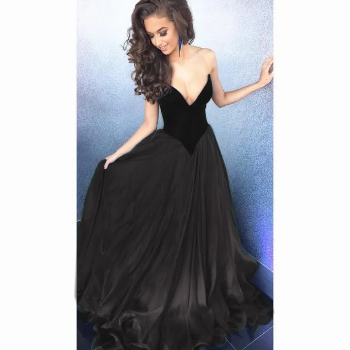 Ball Gown Sweetheart Sweep Train Dark Red Tulle  Prom Dress PG476