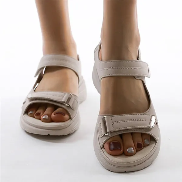 Beige Sports Sandals for Women