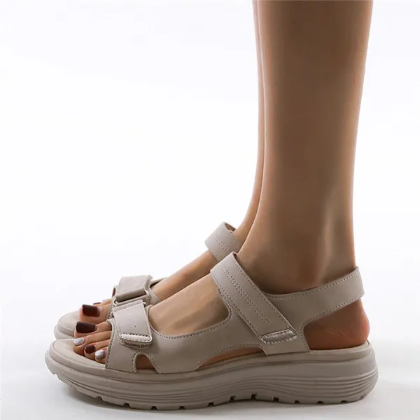 Beige Sports Sandals for Women