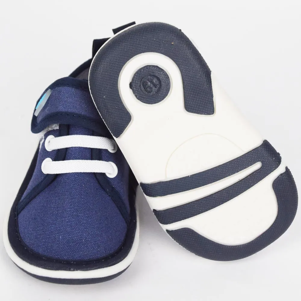 Blue Velcro Strap Casual Shoes With Chu Chu Music Sound