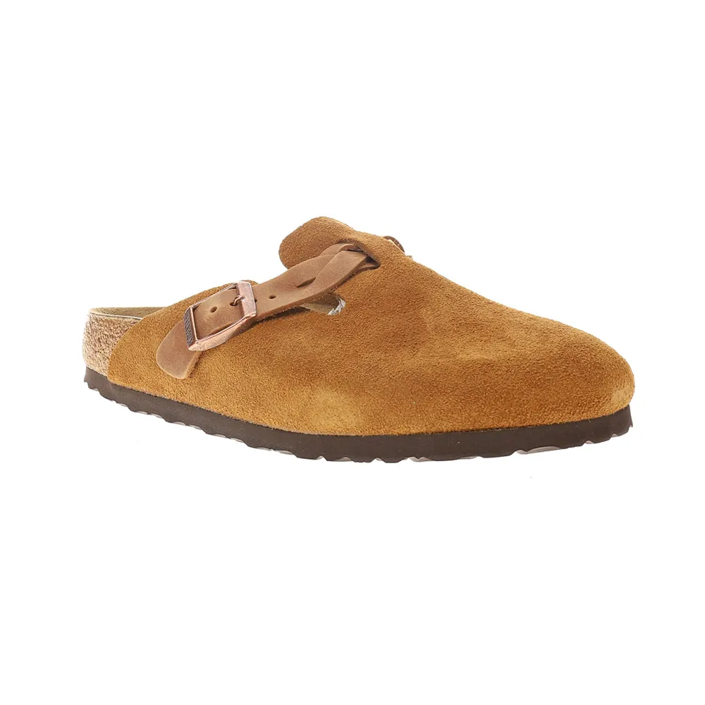 Boston Braid Suede Clogs