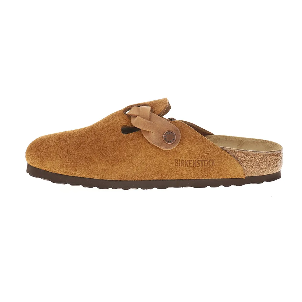 Boston Braid Suede Clogs