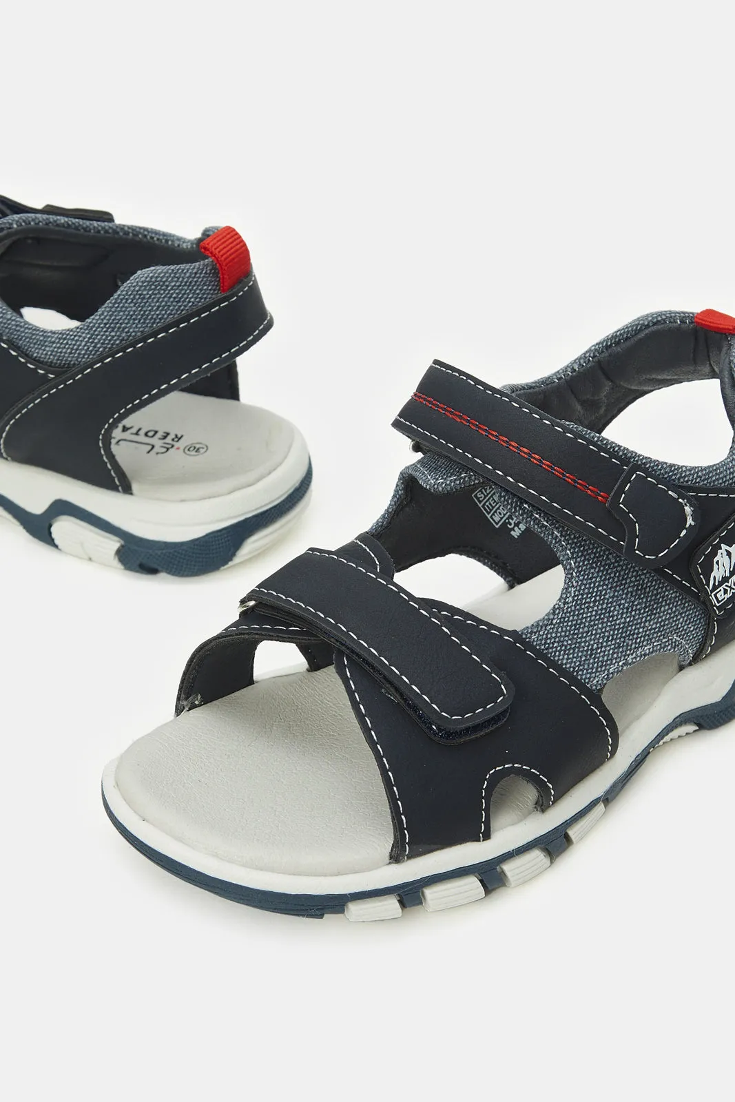 Boys Navy Trekker Sandal