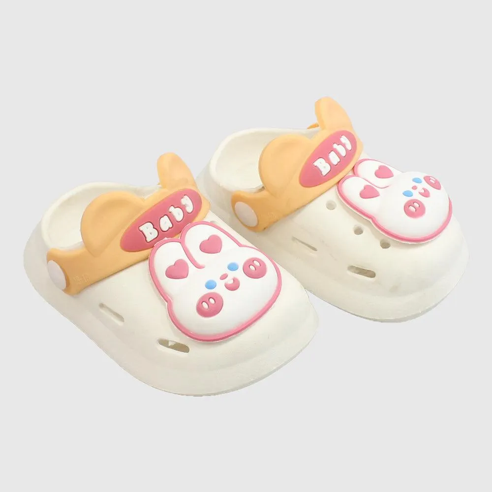 Bunny Head Baby Girls' Clogs Slippers