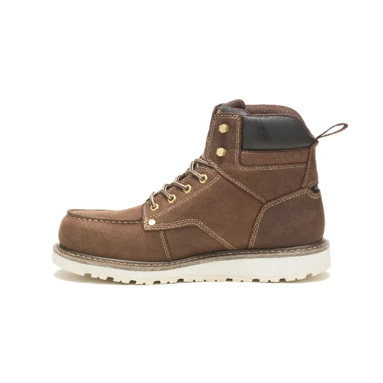 Calibrate Steel-Toe Work Boots Brown