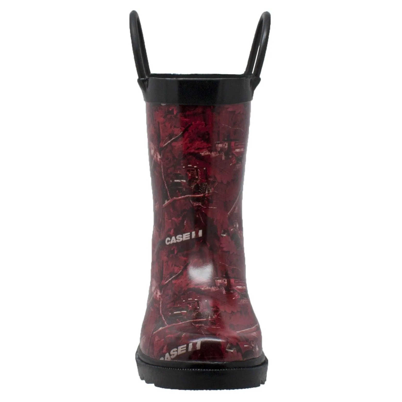 Case IH Toddler's Camo Rubber Boot Red