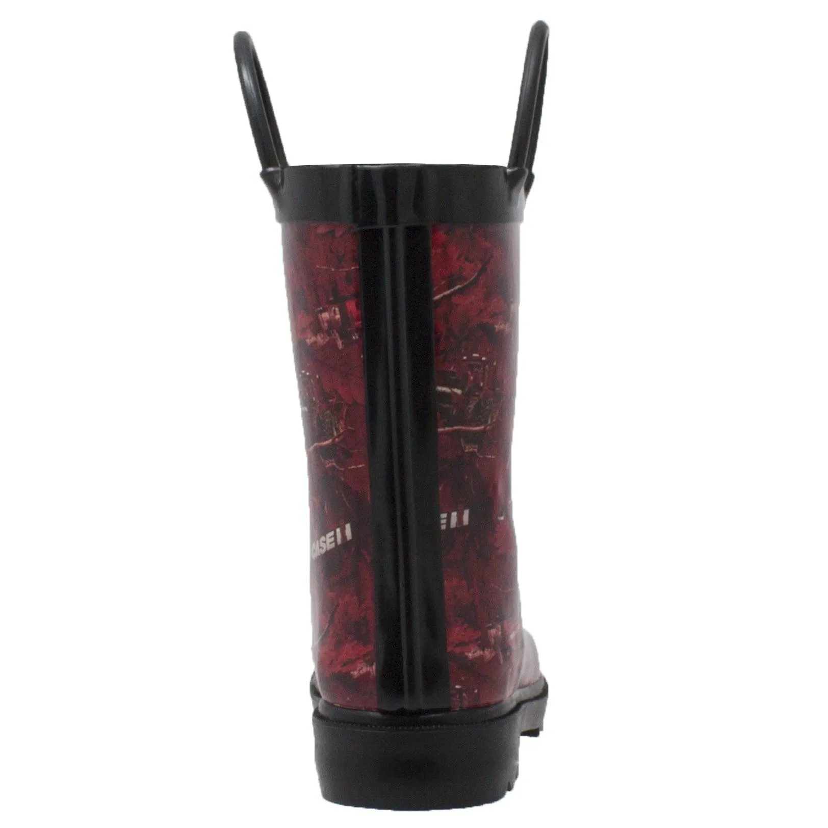 Case IH Toddler's Camo Rubber Boot Red