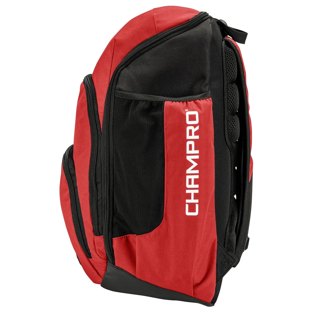 Champro Siege Multi-Sport Backpack 18" x 12" x 8"