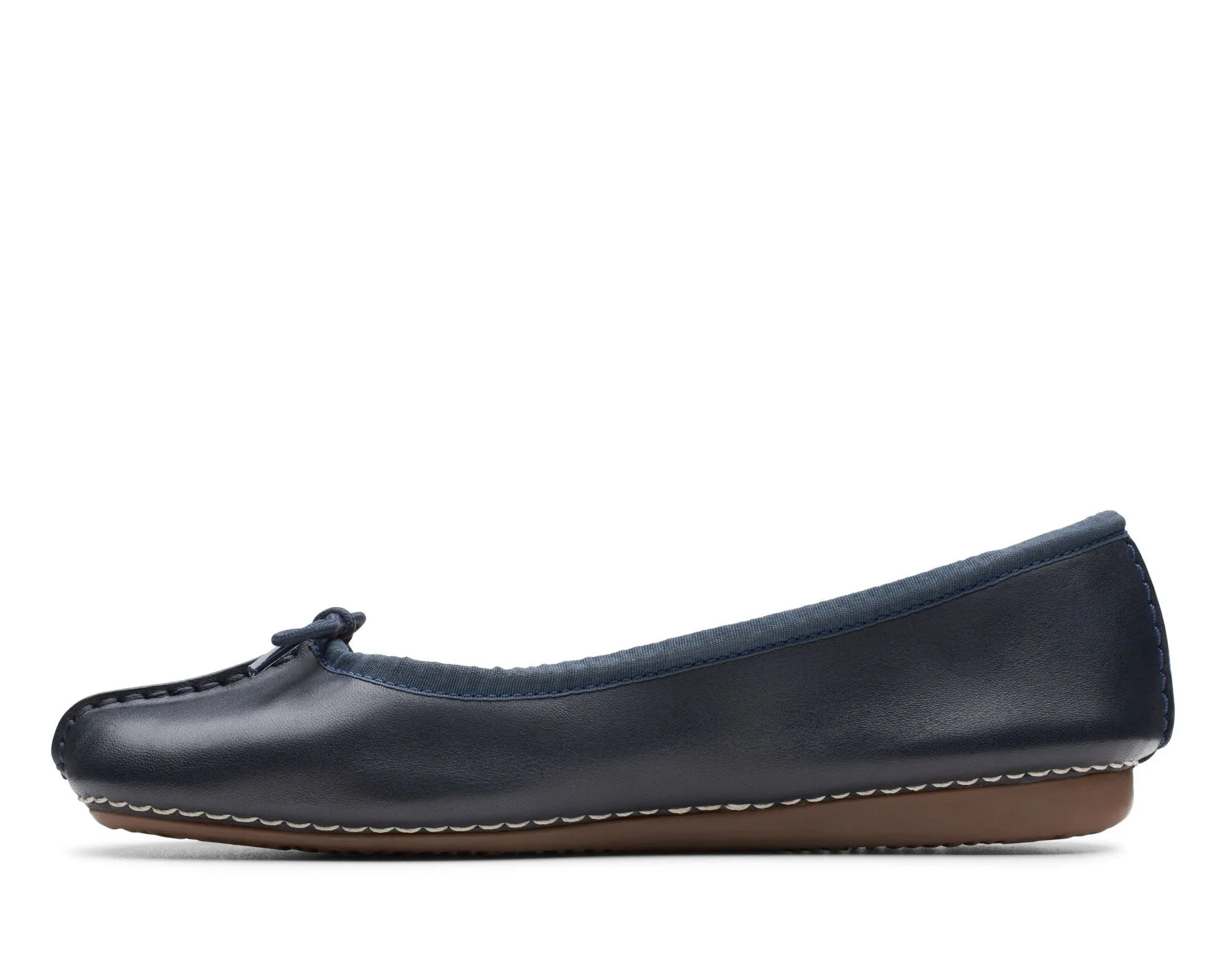 Clarks Freckle Ice Navy Leather