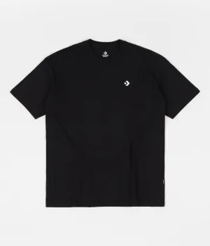 Converse Star Chevron Embroidered Oversized T-Shirt - Black