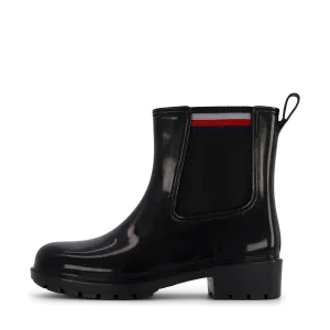 Corporate Elastic Rainboot Black