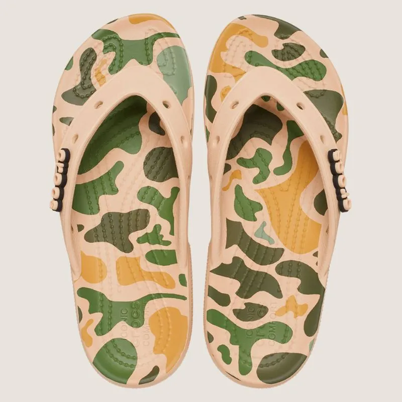 Crocs Classic Printed Camo Flip