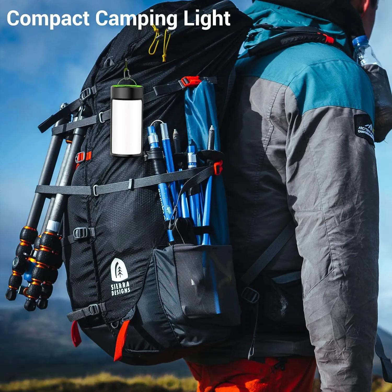 CT CAPETRONIX Rechargeable LED Camping Lantern  Powerful  WaterResistant 2 Pack