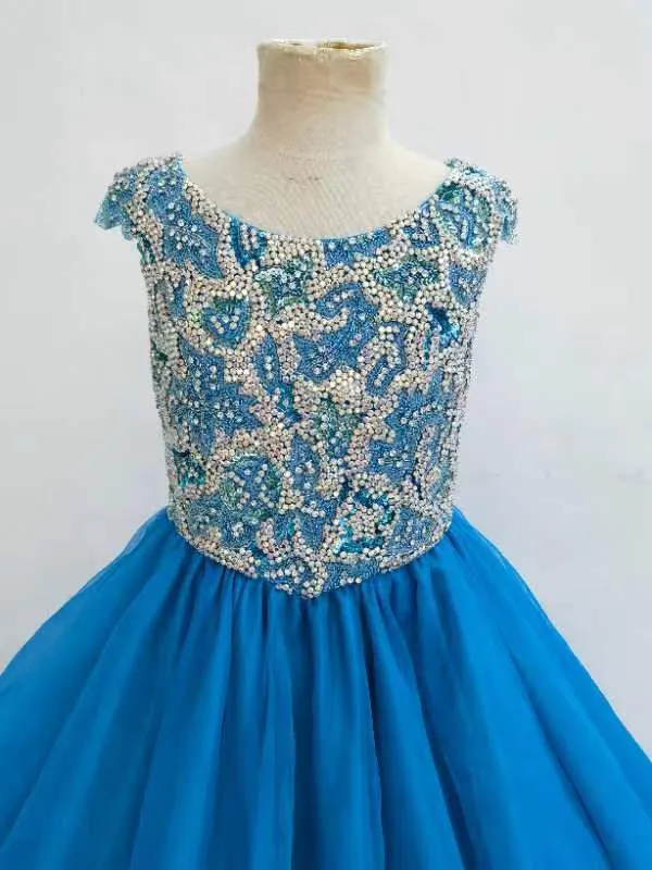 Custom Made Little Princess Stunning Evening Gown