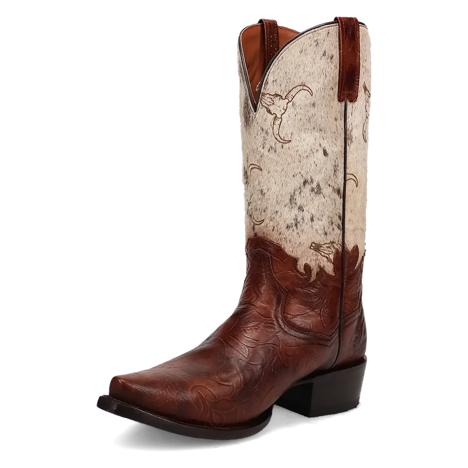 Dan Post Rodeo - Men's Hair-On Leather Cowboy Boots