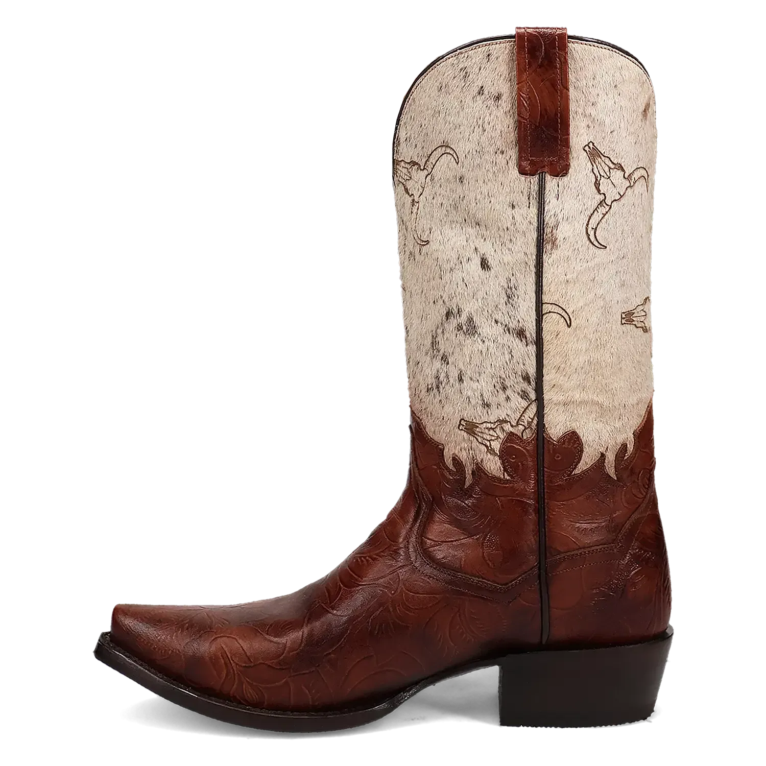 Dan Post Rodeo - Men's Hair-On Leather Cowboy Boots