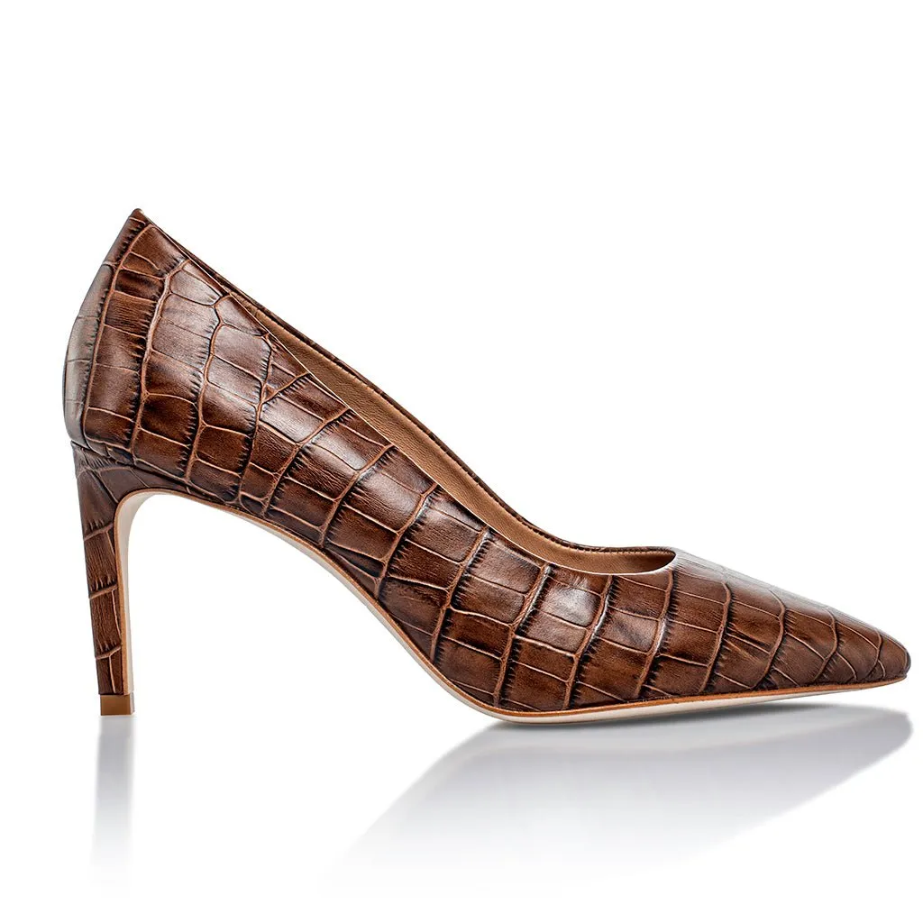 Deborah 2.0 Brown Croco