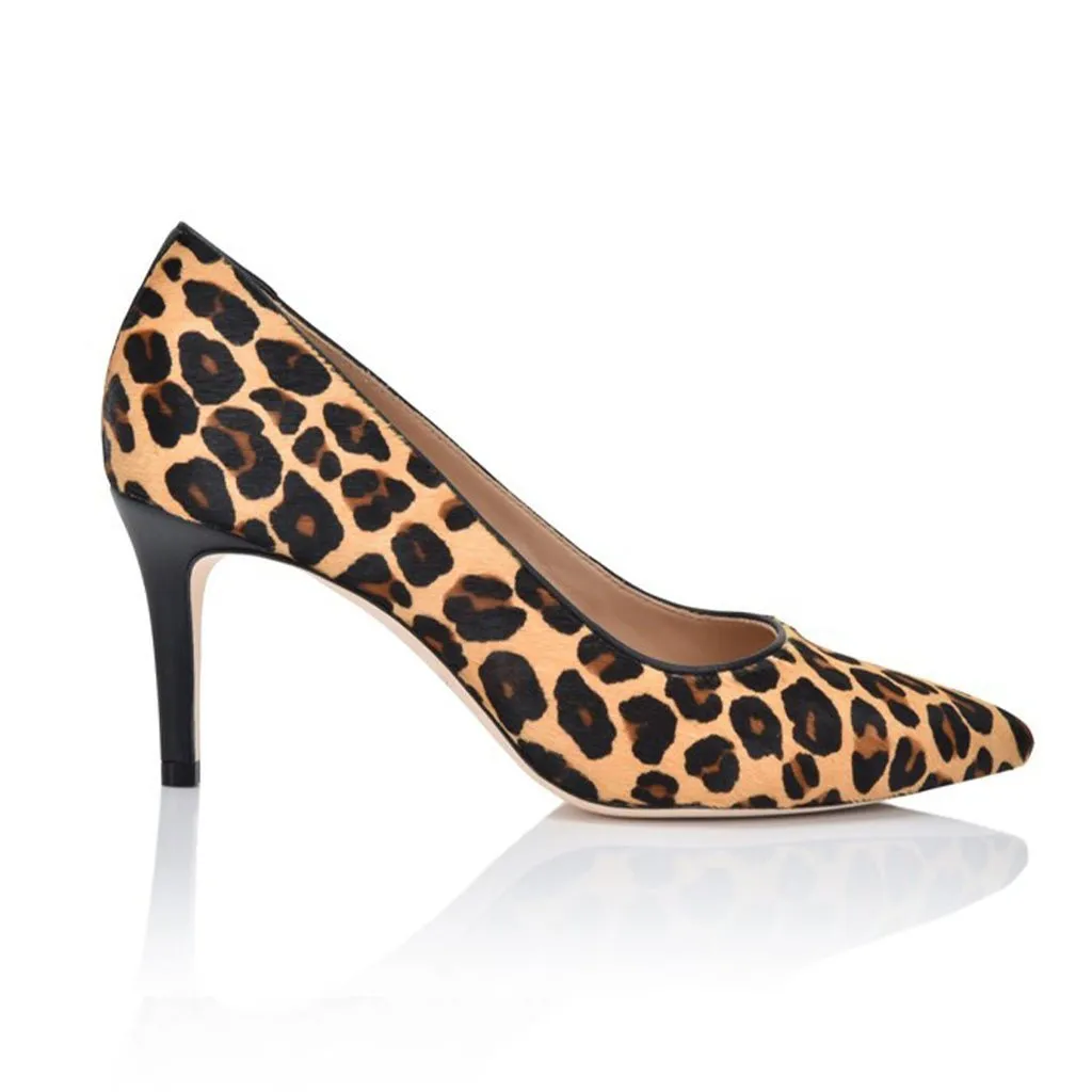 Deborah Leopard Lux Hair Calf