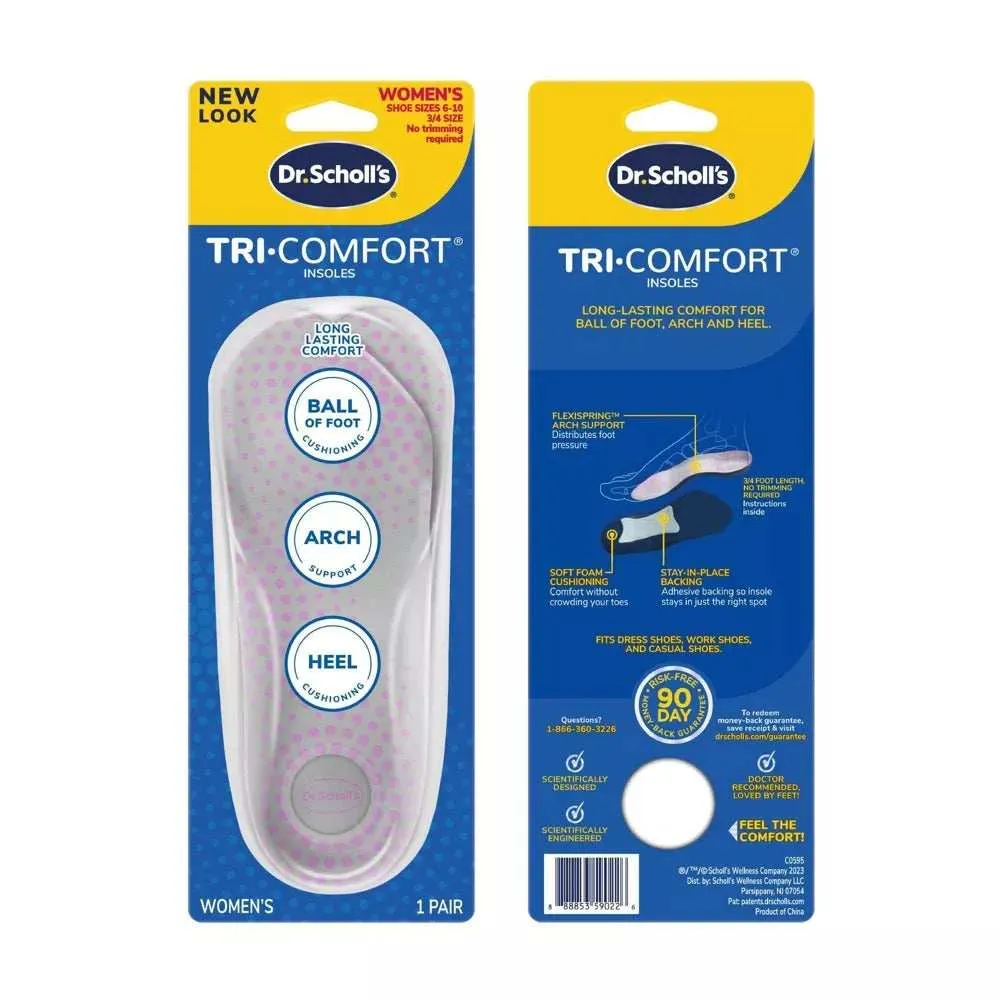 Dr. Scholl's Tri-Comfort Insoles for Men & Women