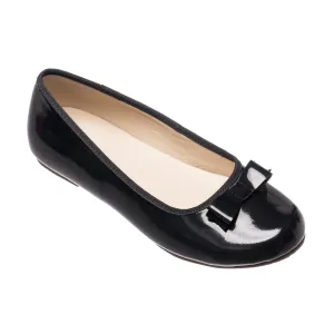 Elephantito Black Patent Camille Flat