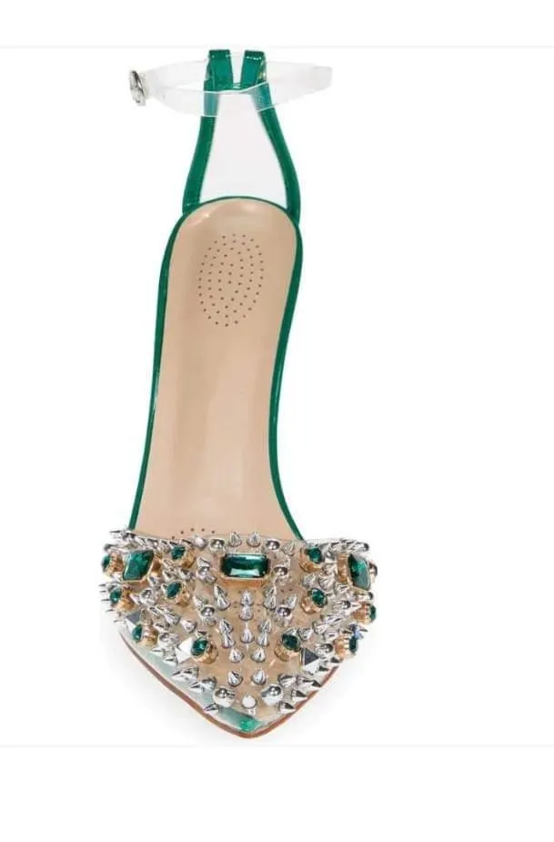 Emerald City Stiletto Ankle Strap Pump